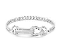Swarovski Dextera Kollektion Armband, Pavé, Gemischte Glieder, Weiß, Rhodiniert