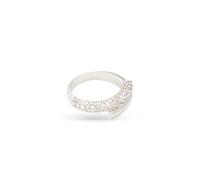 Dextera Ring, Weiß, Rhodiniert 50
