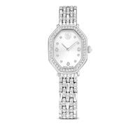 Dextera Octagon Uhr, Schweizer Produktion, Metallarmband, Silberfarben, Edelstahl OS