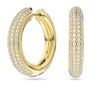 Ohrstecker Herz von Swarovski - Weiß / M