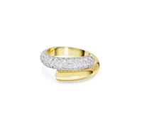 Swarovski Dextera Ring, Weiß, Goldlegierungsschicht