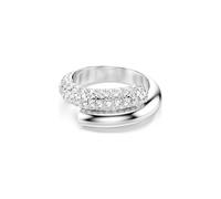 Swarovski Damenring Dextera Weiß, rhodiniert mit klaren Kristallen Größe 58