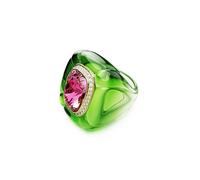 Swarovski Dulcis Cocktailring, Kissenschliff, Pavé, Mehrfarbig