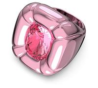 Swarovski Dulcis Cocktailring, Rosafarbener Damenring mit Edlem Swarovski Kristall