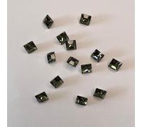 Swarovski® Fancy Stone Xilion Square Black Diamond 8mm