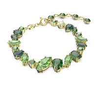 Swarovski Armband Gema 5652822 – Vergoldet mit grünen Swarovski‑Kristallen, verschiedene Schliffe