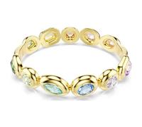 Swarovski Armreif Gema - Verschiedene Schliffe, Mehrfarbig, Goldlegierungsschicht - Größe M