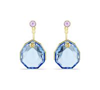 Gema Ohrring-Jackets, Blau, Goldlegierungsschicht OS