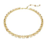 Millenia Tennis Halskette, Oktagon-Schliff, Gelb, Goldlegierungsschicht OS