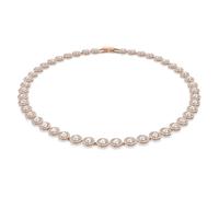 Swarovski Halskette - Angelic Round cut gold-tone plated - Gr. unisize - in Quarz - für Damen