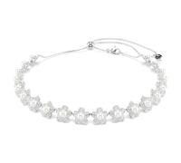Ariana Grande x Swarovski Halsband, Kristallperle, Rundschliff, Weiß, Rhodiniert OS