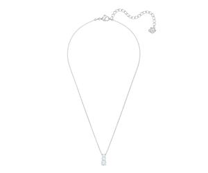 Swarovski Halskette - Attract Trilogy Necklace Round cut Rhodium plated - Gr. unisize - in Silber - für Damen