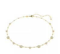 Swarovski Halskette - Imber necklace, Round cut, Scattered design - Gr. unisize - in Weiß - für Damen