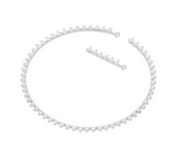 Swarovski Halskette Ortyx Trilliant-Schliff rhodiniert Weiß One Size