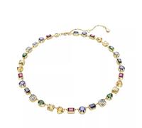 Swarovski Halskette - Stilla necklace, Mixed cuts, Gold-tone plated - Gr. unisize - in Mehrfarbig - für Damen