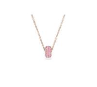 Swarovski Halskette Stone: Pend RND LROS/Ros 5642887 Marke, Einheitsgröße, Metall, Kein Edelstein