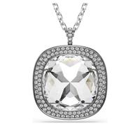 Swarovski Anhänger und Brosche Una Angelic, Cushion-Schliff, Weiß, Mix aus Plattierung