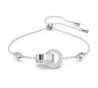 Swarovski Hollow Armband, Rhodiniertes Damenarmband mit Strahlenden Swarovski Kristallen