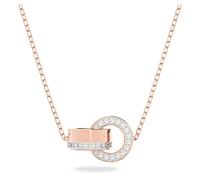 Kette mit Anhänger SWAROVSKI "HOLLOW, 5663504" Halsketten Gr. Metall, Länge: 75 cm, rosegold (roségoldfarben, kristallweiß, kristallweiß) Damen Ketten mit Anhänger (91733648-0)
