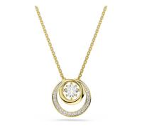 Swarovski Anhänger Hyperbola – Rundschliff, Weiß, Goldlegierungsschicht – OS