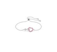 Swarovski Hyperbola Armband Herz und Unendlichkeit Rosa Rhodium Finish