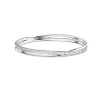 Swarovski Damen Armreif Twist Größe L Silber 5572726