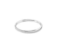 Swarovski Armreif Hyperbola Twist 5565210 Weiß Rhodiniert