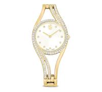 Swarovski Hyperbola Armreifuhr, Swiss Made, Metallarmband, Goldfarben, Goldfarbenes Finish