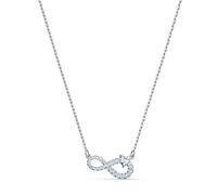 Swarovski Infinity Halskette, weiss, rhodiniert, 5520576