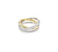Swarovski Ring Hyperbola – verschiedene Schliffe, Weiß, Metallmix – Gr. 60