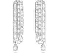Swarovski Hyperbola-Ohrringe, gemischter Schnitt, Weiß