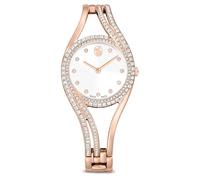 Swarovski Hyperbola Swiss Made Armbanduhr aus Metall in Roségold, Roségold-Finish