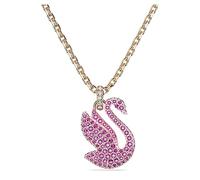 Swarovski Iconic Swan Anhänger Schwan 5660028 Mittel, Rosa, Roségold-Legierungsschicht