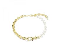 Swarovski Halskette Idyllia 5743993 Kristallperle Weiß Goldlegierungsschicht OS
