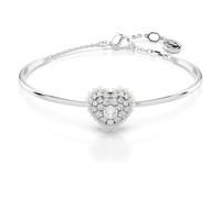 Swarovski Armreif Hyperbola 5684385 – rhodiniert, Herz-Motiv, klare Swarovski Kristalle