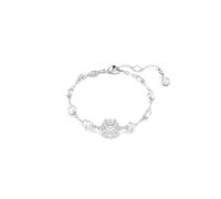 Idyllia Armband, Verschiedene Schliffe, Schneeflocke, Weiß, Rhodiniert
