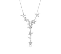 Swarovski Idyllia Lilia Kollektion, Schmetterling, Weiß, Rhodiniert