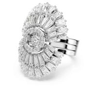 Idyllia Ring, Set (3), Verschiedene Schliffe, Muschel, Weiß, Rhodiniert 52