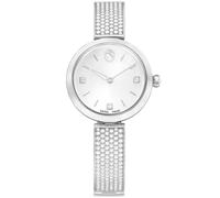 Illumina Uhr, Schweizer Produktion, Metallarmband, Silberfarben, Edelstahl OS