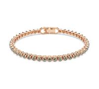 Swarovski Imber Tennis Emily Weiches Armband, Grau, Roségold glänzend