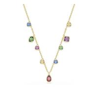 Swarovski Imber Halskette, Mischschliff, Mehrfarbig, 18 Karat Vergoldet