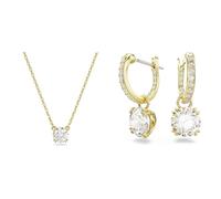 Swarovski Imber Halskette & Ohrringe Kollektion, vergoldet