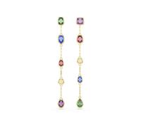 Swarovski Imber-Ohrringe, gemischter Schnitt, mehrfarbig, 18-karätiges Gold-Finish