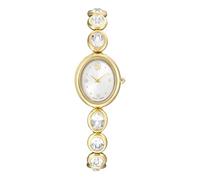 Swarovski Imber Ovale Uhr, Swiss Made, Metallarmband, Goldfarben, Goldfarbenes Finish