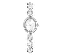 Swarovski Imber Ovale Uhr, Swiss Made, Metallarmband, Silberfarben, Edelstahl