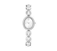 Swarovski imber silberfarbenem damen uhr mit weißem zifferblatt und edelstahl armband one_size Silber
