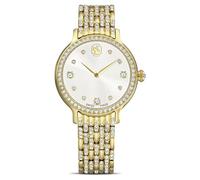 Swarovski Imber Uhr, hergestellt in der Schweiz, Metallarmband, goldfarben, goldfarben, Gold