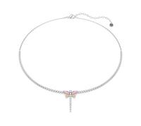Ariana Grande x Swarovski Y-Halskette, Verschiedene Schliffe, Libelle, Mehrfarbig, Rhodiniert OS