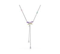 Ariana Grande x Swarovski Y-Halskette, Verschiedene Schliffe, Libelle, Mehrfarbig, Rhodiniert OS