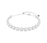 Ariana Grande x Swarovski Halsband, Kristallperle, Rundschliff, Weiß, Rhodiniert OS